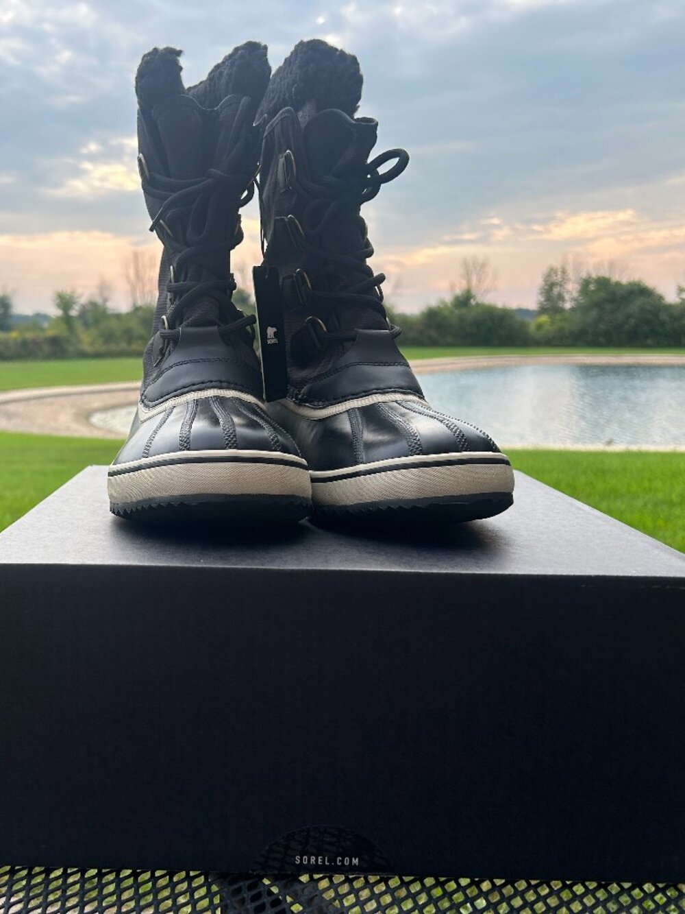 Sorel Men's Boots 1964 PAC Black Lace-Up Size 10 - New with Tags